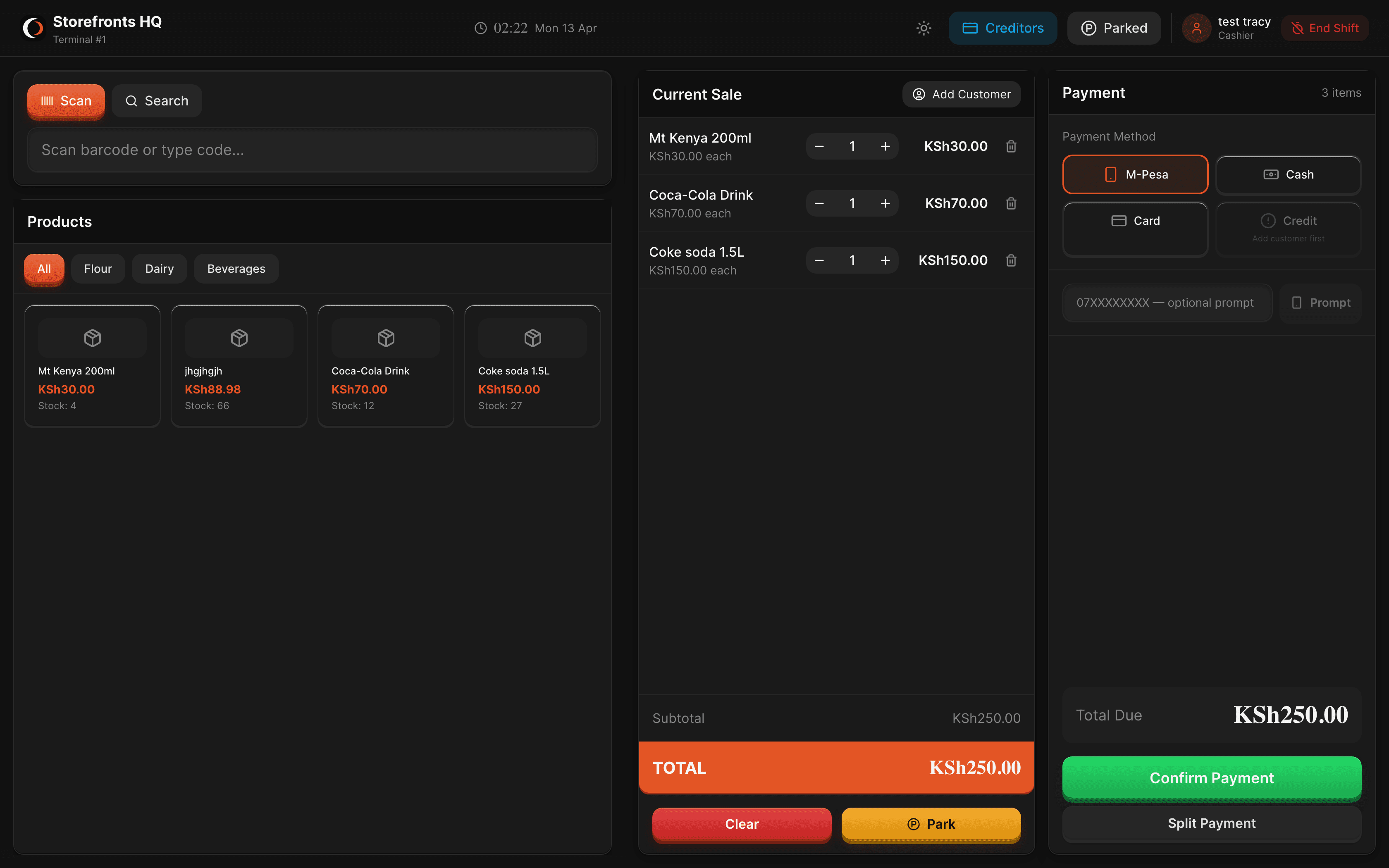 Storefronts retail operations terminal
